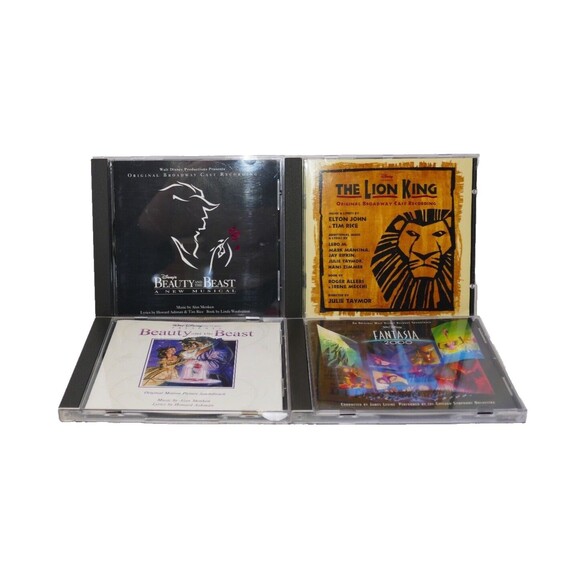 Disney Original Motion Picture Soundtrack & Broadway Cast Recording CD Lot - Picture 1 of 7
